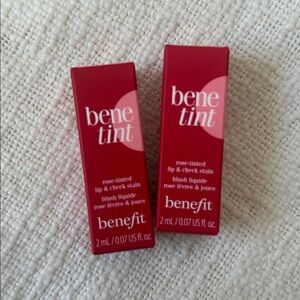 ⭐️5 for $20 - 2 New Benefit Benetint Rose Lip & Cheek Stain Samples